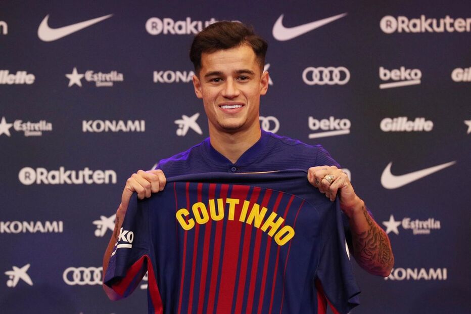 Philippe Coutinho apresentado no Barcelona