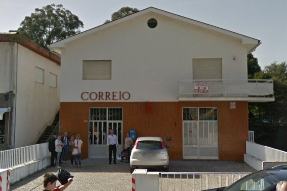 O posto dos CTT de Termas de São Vicente, em Penafiel
