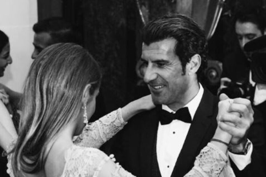 Luís Figo e a filha, Daniela