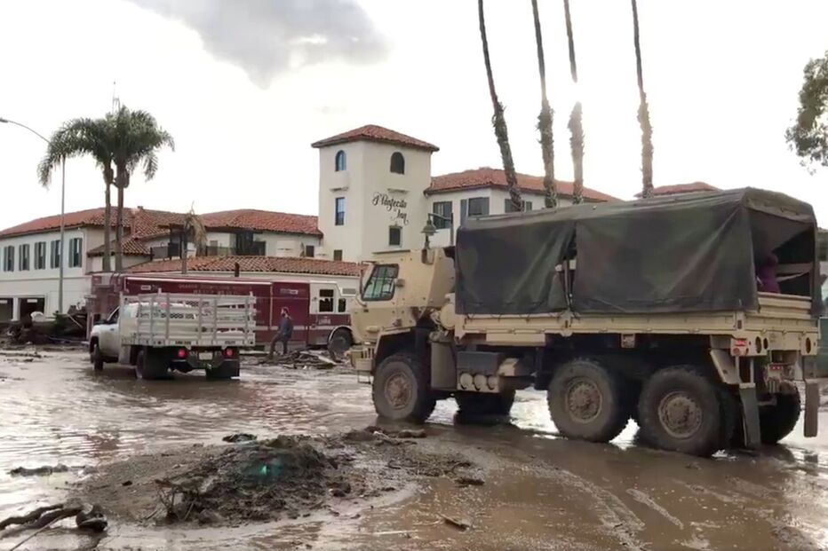 Califórnia foi afetada por forte tempestade
