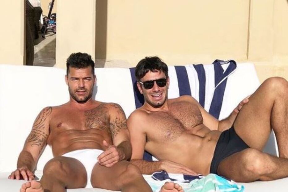 Ricky Martin e o esposo, Jwan Yosef