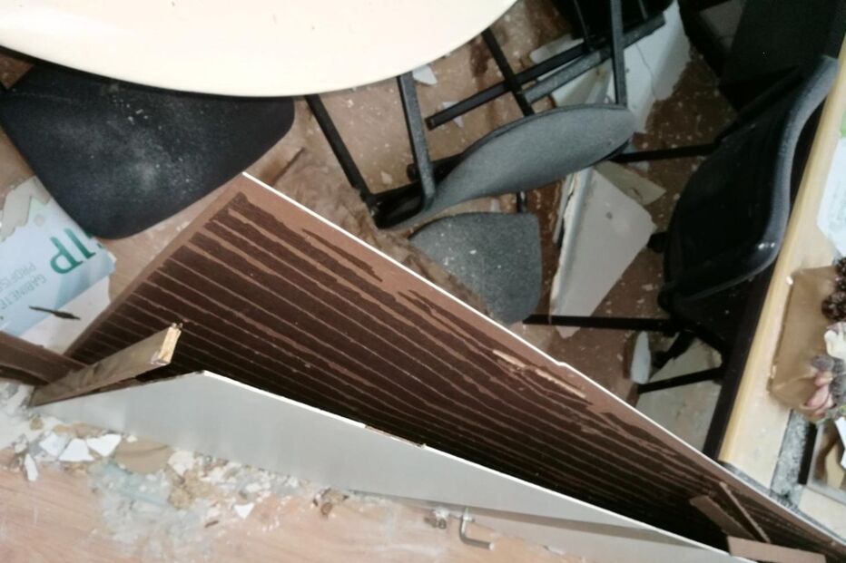 Explosão de multibanco deixou edifício de Junta de Freguesia de Vila do Conde destruída 