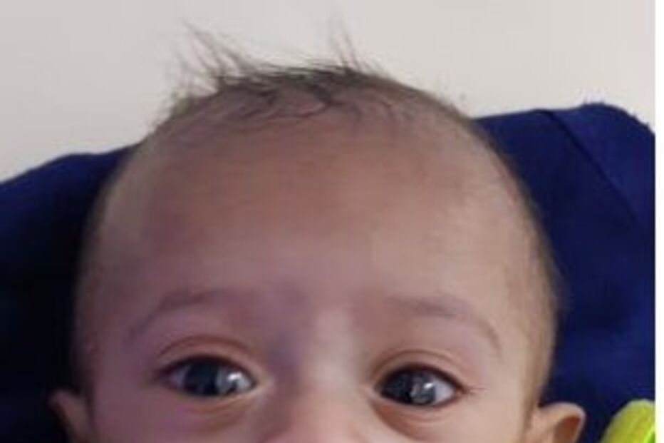 Manushi nasceu com 400 gramas. Saiu agora do hospital, com seis meses