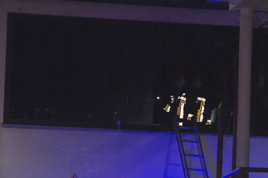 Explosão seguida de incêndio em Tondela