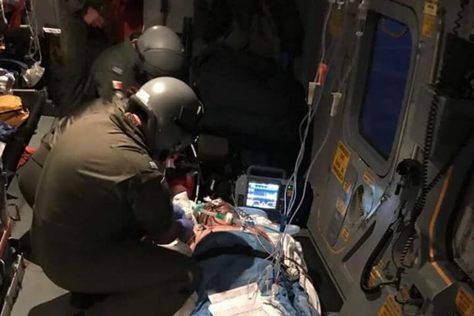 Força Aérea transporta feridos do incêndio em Tondela