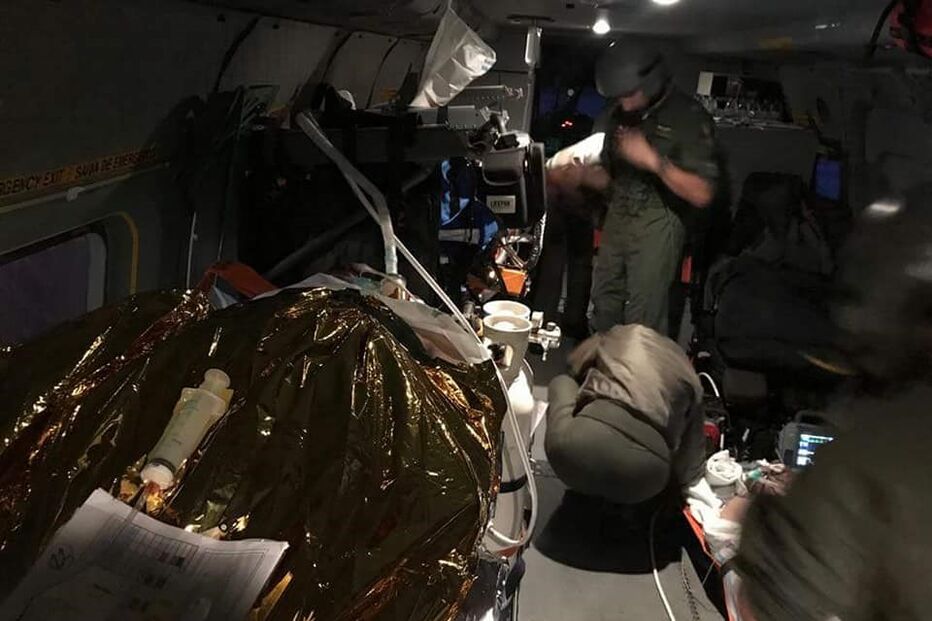 Força Aérea transporta feridos do incêndio em Tondela