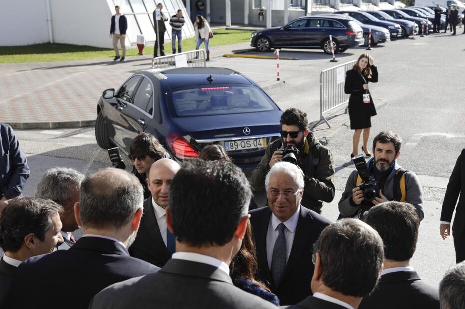António Costa discursa durante apresentação de estudo sobre a indústria automóvel nacional 