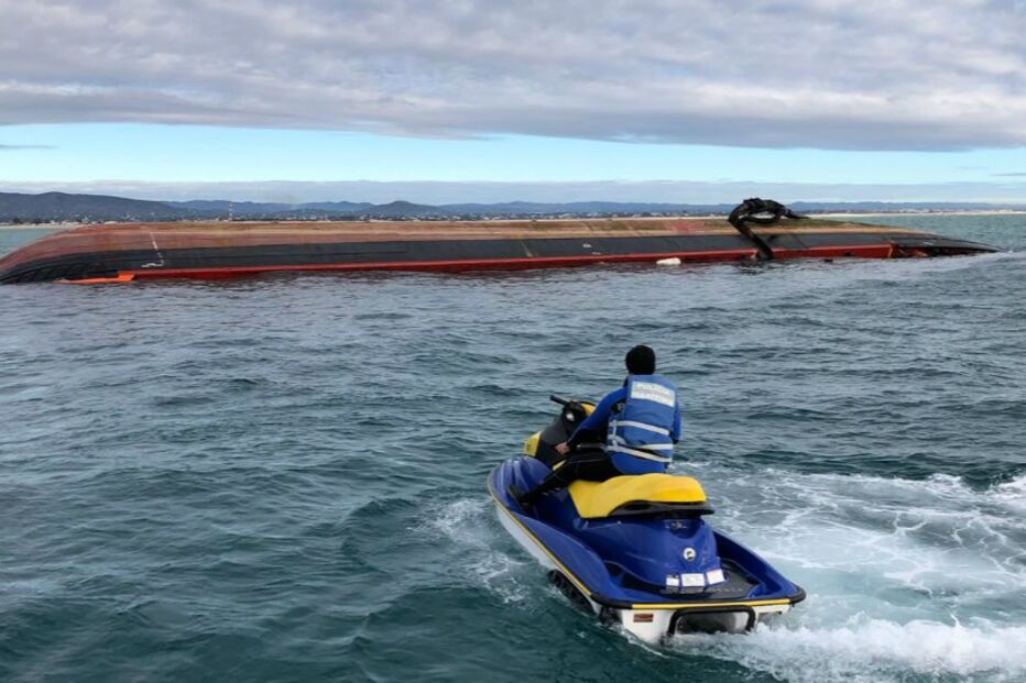 Draga virou em Olhão