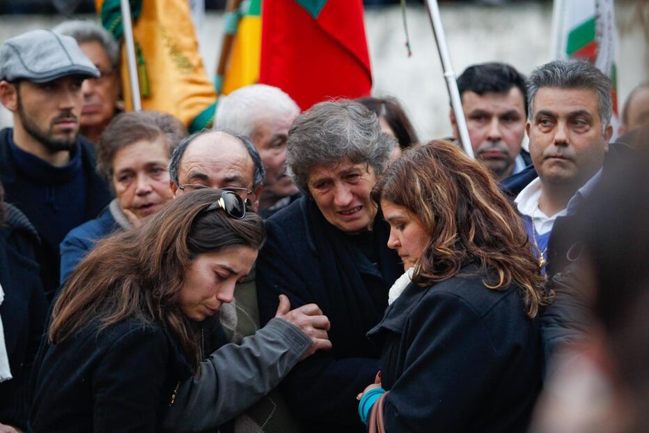 A despedida às vítimas do fogo em Tondela