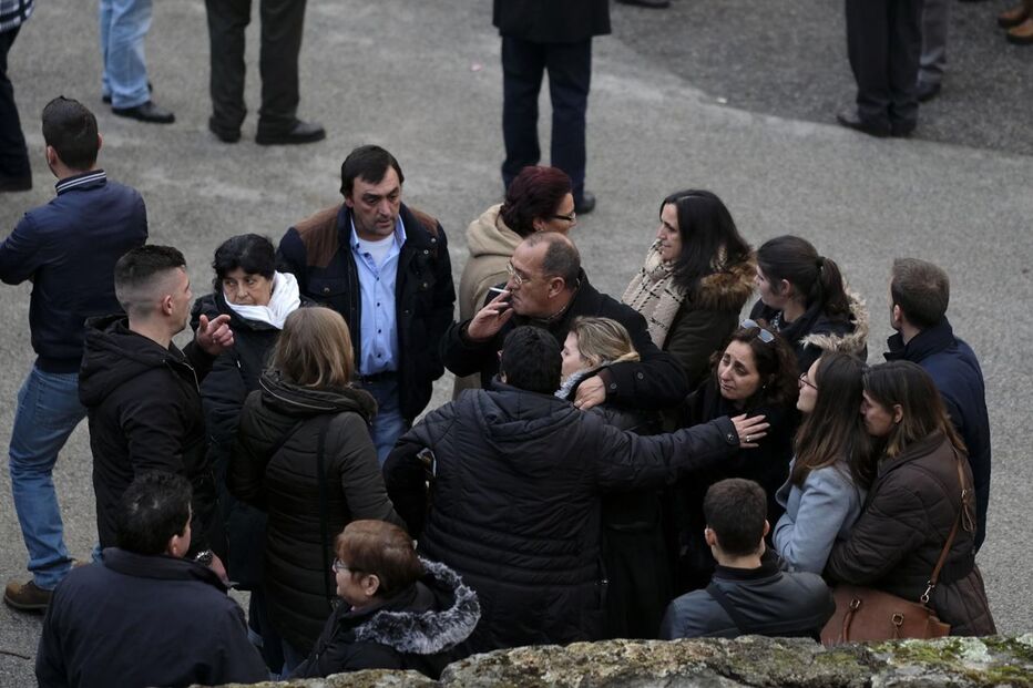 A despedida às vítimas do fogo em Tondela