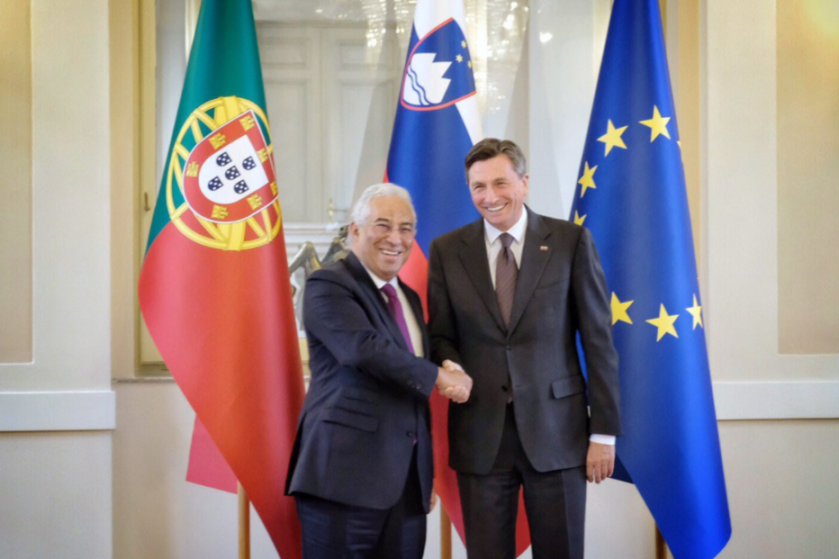 António Costa reuniu-se com Borut Pahor, o Presidente da República da Eslovénia