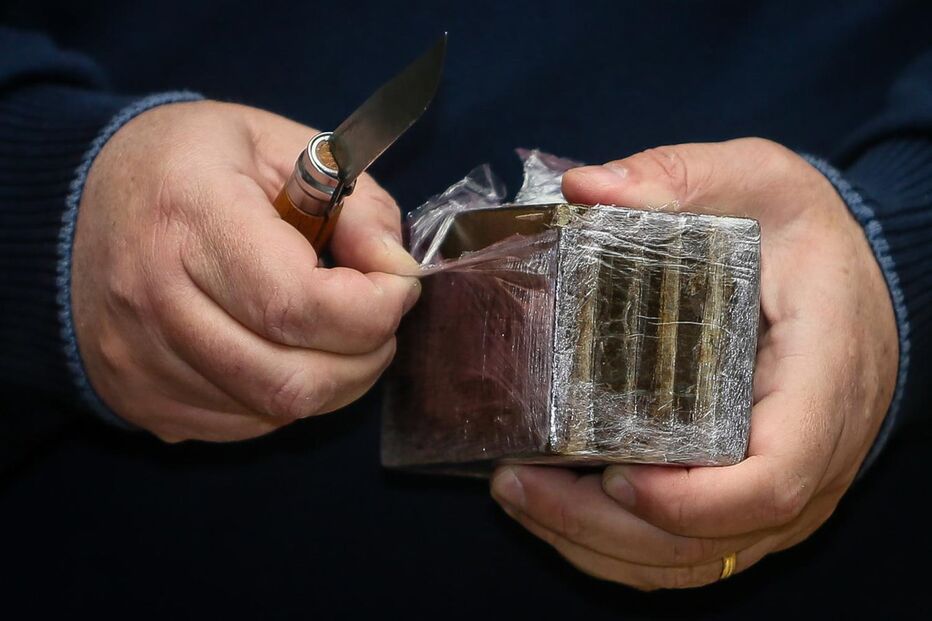 Haxixe apreendido no Algarve