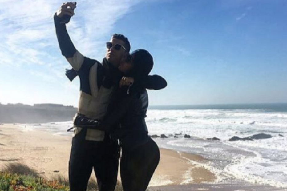 Cristiano Ronaldo, CR7, Georgina Rodríguez, passeio, portugal, lisboa, praia