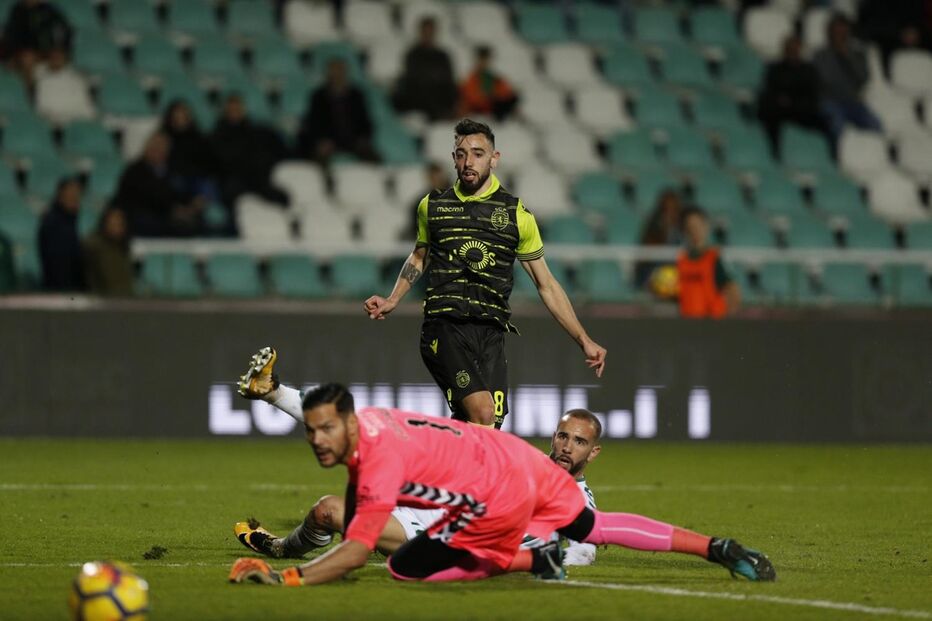 Bruno Fernandes marcou golo inaugural do Sporting em Setúbal