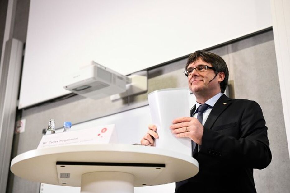 Carles Puigdemont em Copenhaga