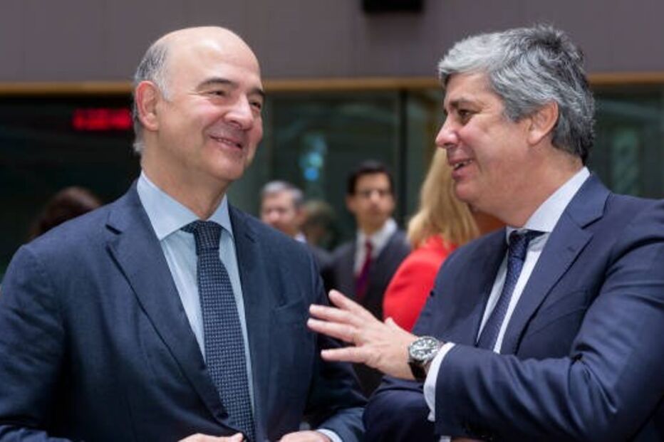 Pierre Moscovici e Mário Centeno