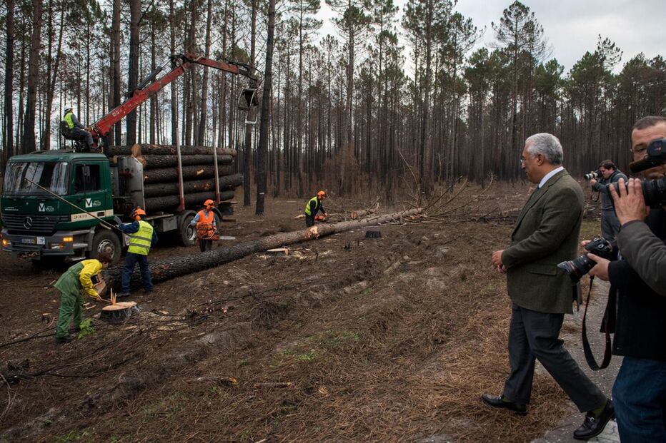António Costa visitou Pinhal de Leiria