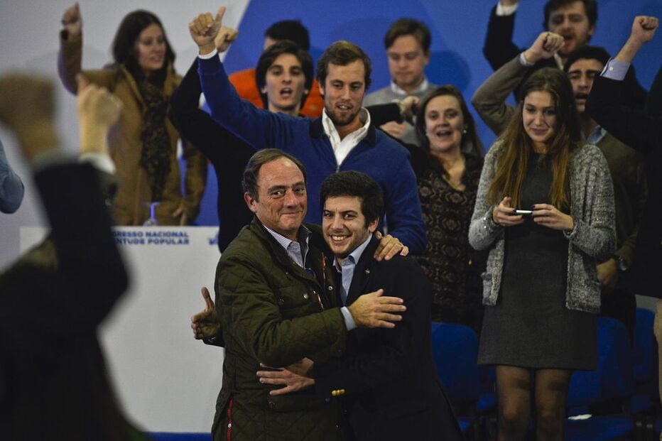 Francisco Rodrigues dos Santos com Paulo Portas