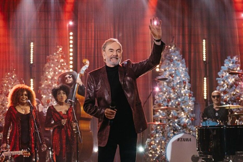 O músico americano Neil Diamond