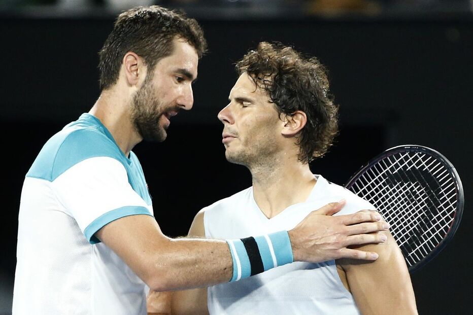 Rafael Nadal desistiu no jogo contra Cilic no Open da Austrália
