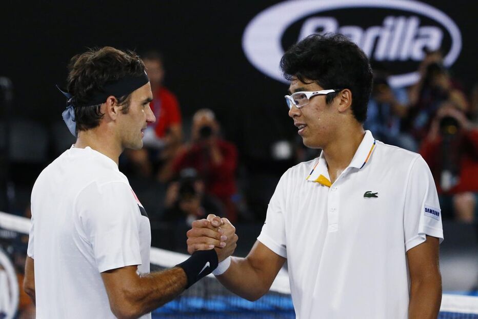Federer bateu Chung na meia-final do Open da Austrália de 2018