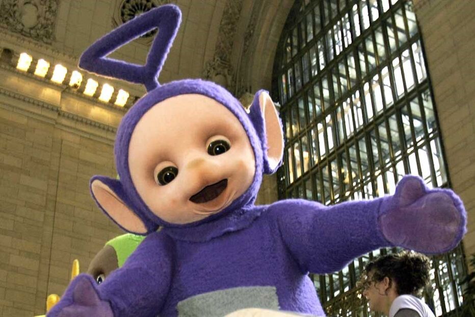 Ator que interpretava Tinky Winky nos 
