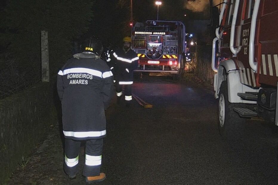 Incêndio em casa faz um morto em Amares
