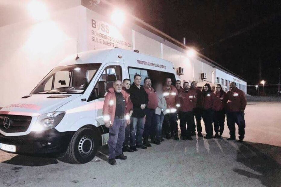 Bombeiros do Sul e Sueste enviaram ambulância à Bélgica para trazer português