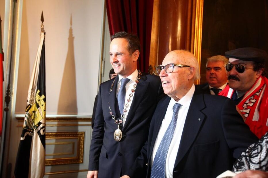 Edmundo Pedro com Fernando Medina