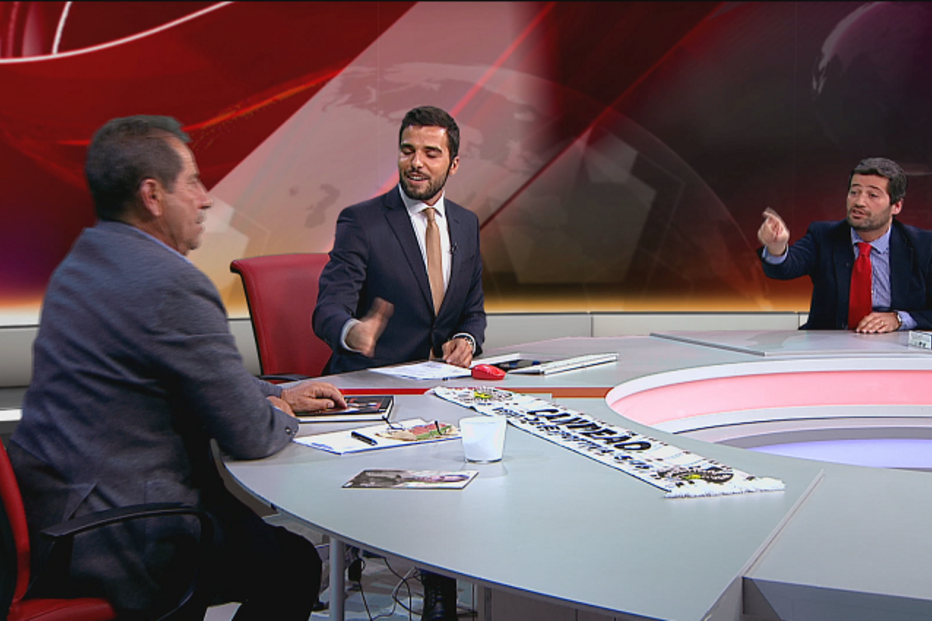 Octávio Machado e André Ventura na CMTV