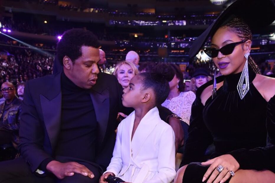 Beyoncé e Jay Z levaram Blue Ivy à cerimónia dos Grammy 2018