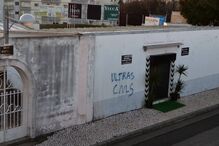 Estádio da Sanjoanense vandalizado