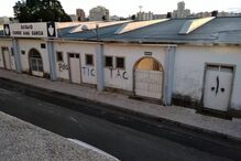 Estádio da Sanjoanense vandalizado