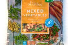 pacote de vegetais do supermercado Aldi