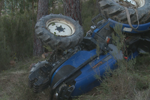 Acidente com trator em Pombal