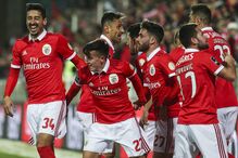 Benfica celebra primeiro golo em Portimão