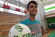 Mestre em Engenharia Civil, André Coelho tem 24 anos e joga pelo Benfica