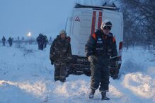 As primeiras imagens do avião despenhado na Rússia	