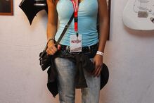 A atriz Sara Aleixo