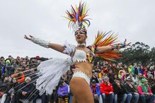 Corso de Carnaval em Ovar, em fevereiro de 2018