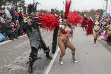 Corso de Carnaval em Ovar, em fevereiro de 2018