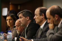 Bruno de Carvalho e os corpos sociais do clube deram explicações em Alvalade  