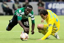 As melhores imagens do Astana-Sporting