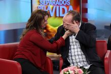 O momento emotivo do reencontro de Alexandra com o pai, Luís Pereira