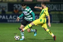 Tondela e Sporting jogaram esta segunda-feira no Estádio João Cardoso	