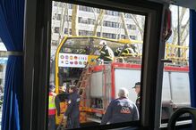 Autocarro com turistas choca com árvore da Avenida da Liberdade