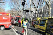 Autocarro com turistas choca com árvore da Avenida da Liberdade