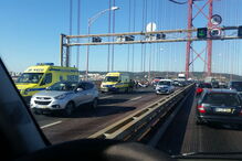 Acidente na Ponte 25 de Abril