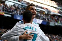 Cristiano Ronaldo marcou dois golos ao Alavés