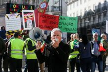 Manifestação de lesados do BES em Lisboa, em fevereiro de 2018